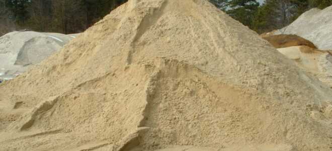 Особенности песка средней крупности